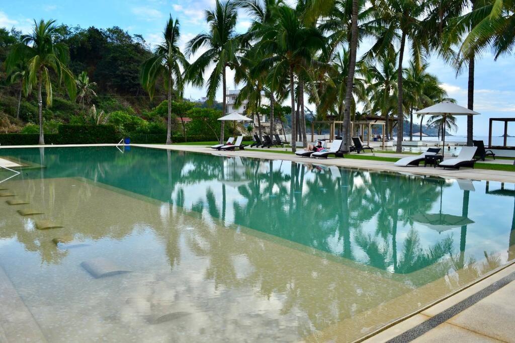 Condo De Lujo Frente Al Mar En Manzanillo Exterior foto